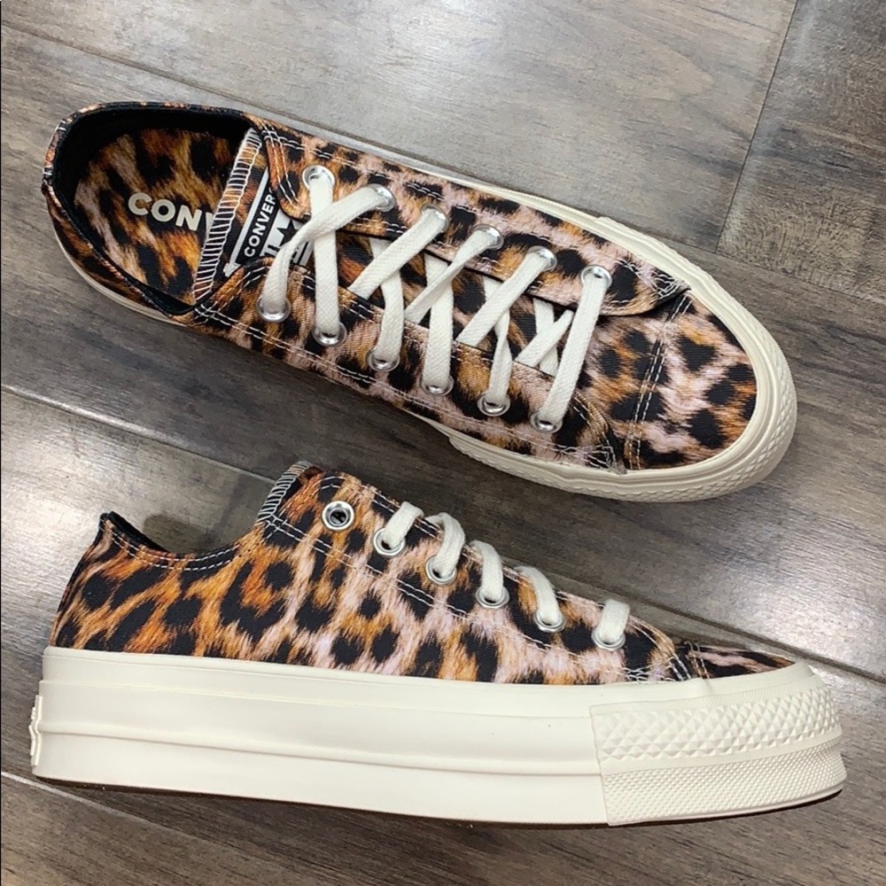 CONVERSE CTAS LIFT OX PLATFORM Egret/Black/Egret - Picture 9 of 16